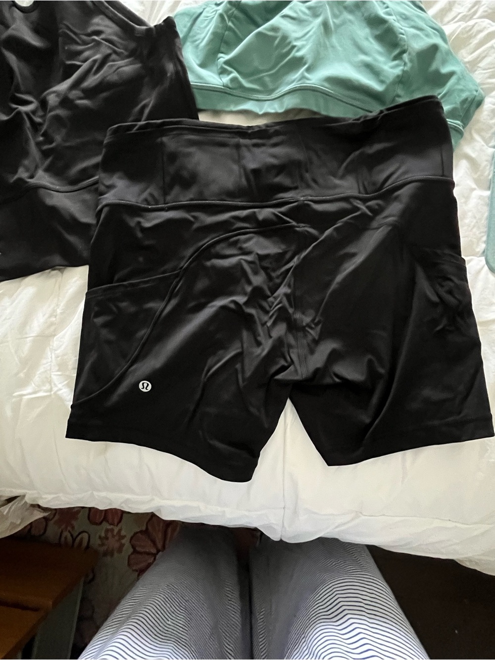 lululemon athletica Black High-Waist Athletic Shorts